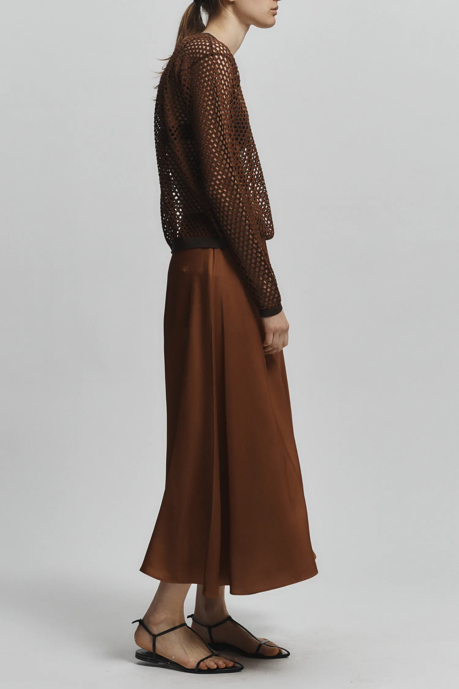 Frieda A-Line Skirt, Gingerbread sold by Saint Art product image thumbnail 2