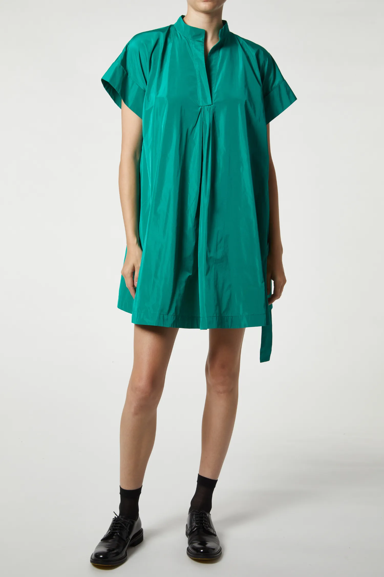 Rhys Taffeta Mini Dress, Jade Green sold by Saint Art product image thumbnail 3