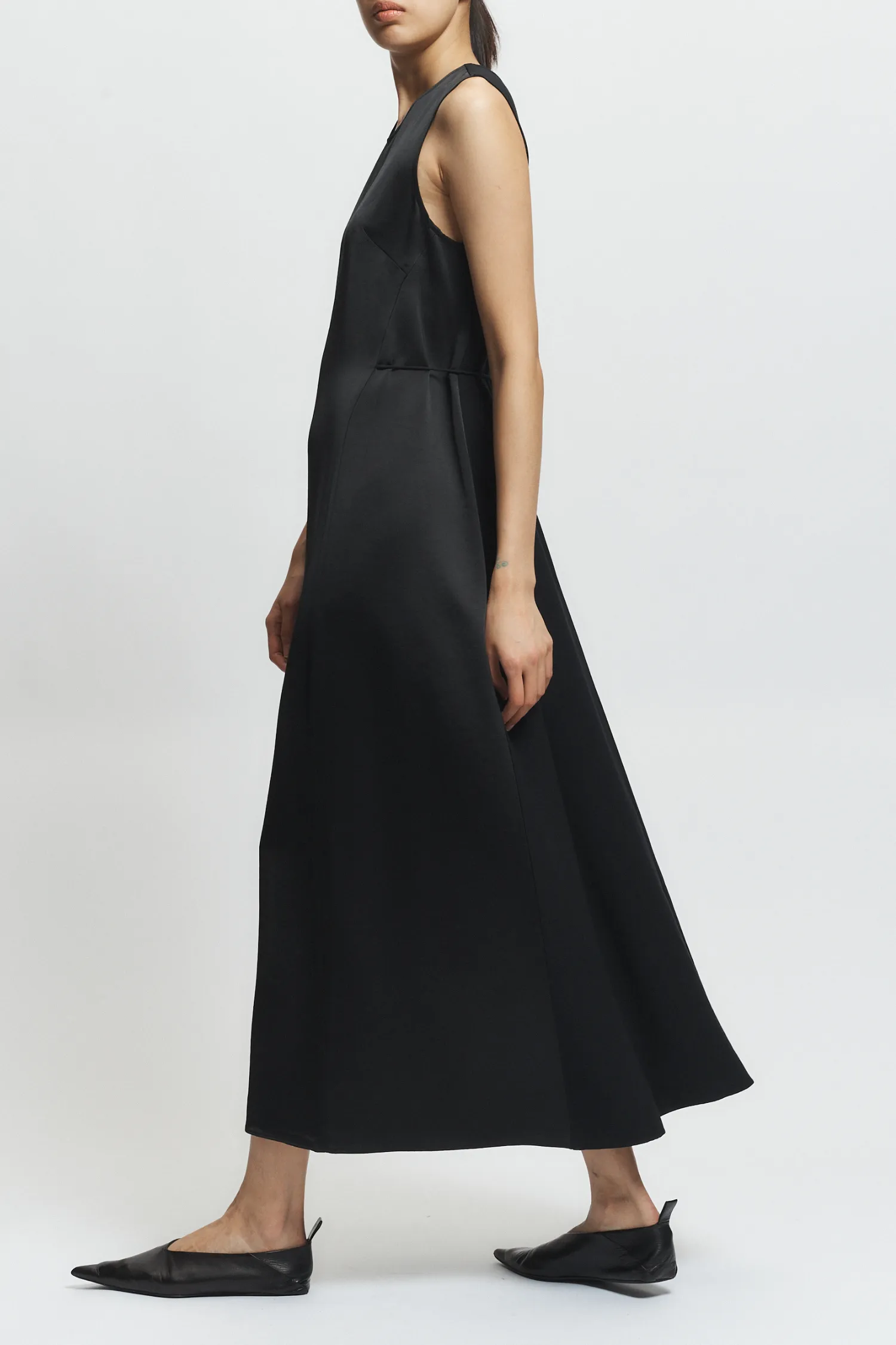 Grant Charmeuse Maxi Dress, Black sold by Saint Art product image thumbnail 3