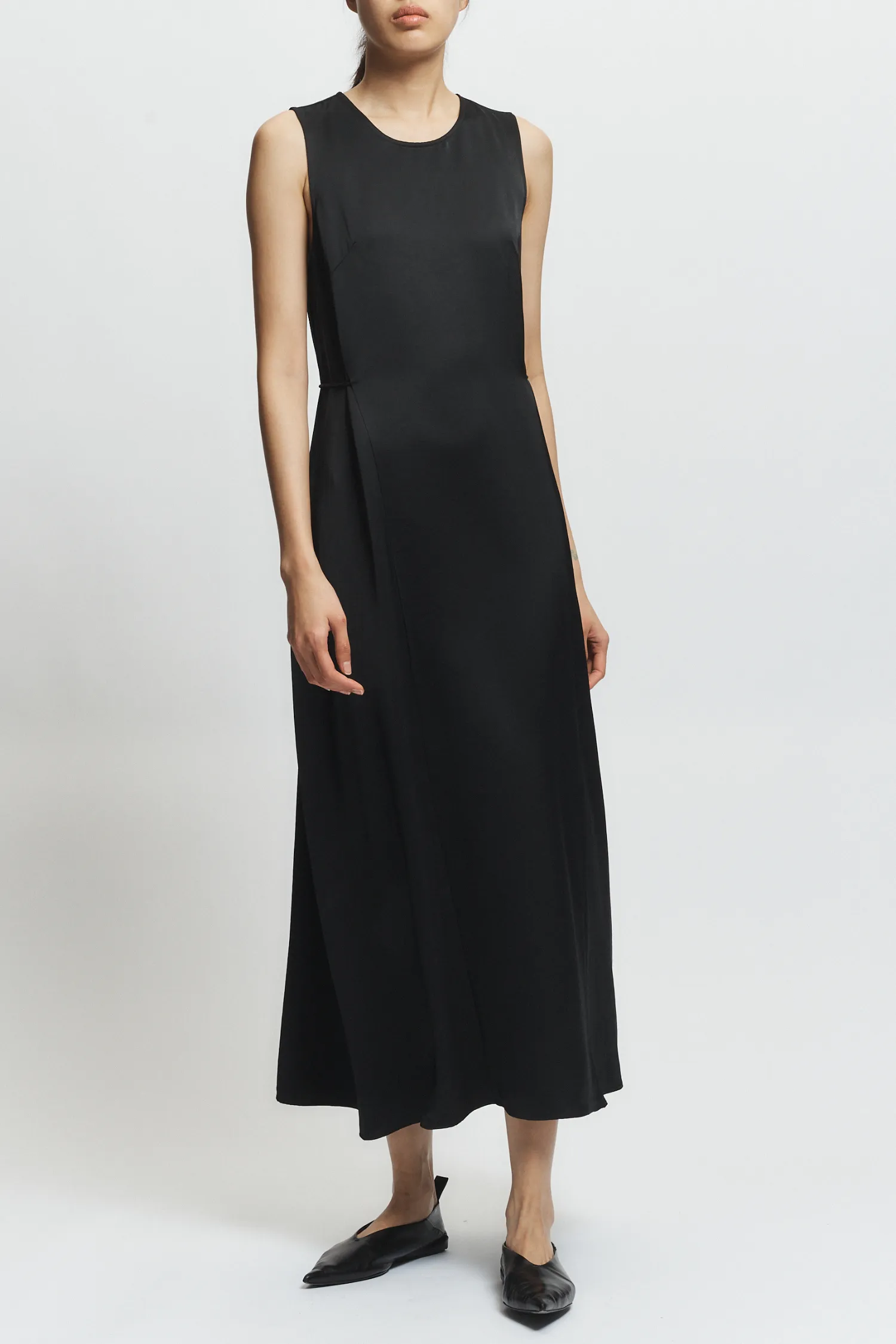 Grant Charmeuse Maxi Dress, Black sold by Saint Art product image thumbnail 2