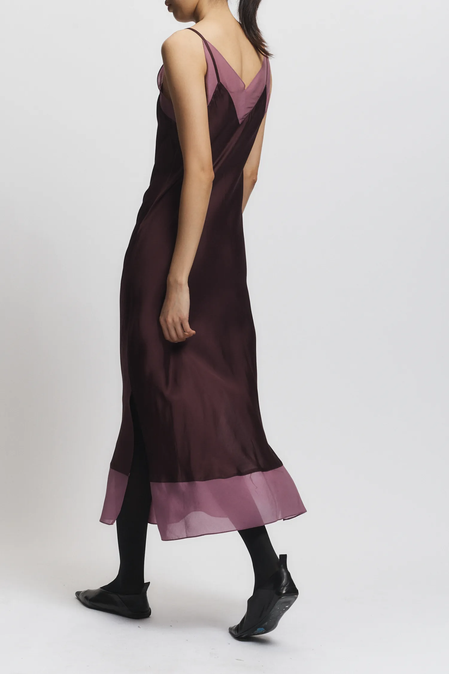 Vinza Slip Dress, Grape sold by Saint Art product image thumbnail 4