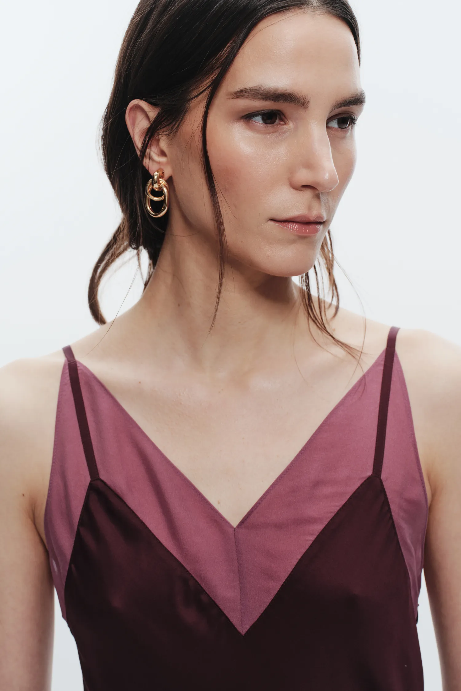 Vinza Slip Dress, Grape sold by Saint Art product image thumbnail 2
