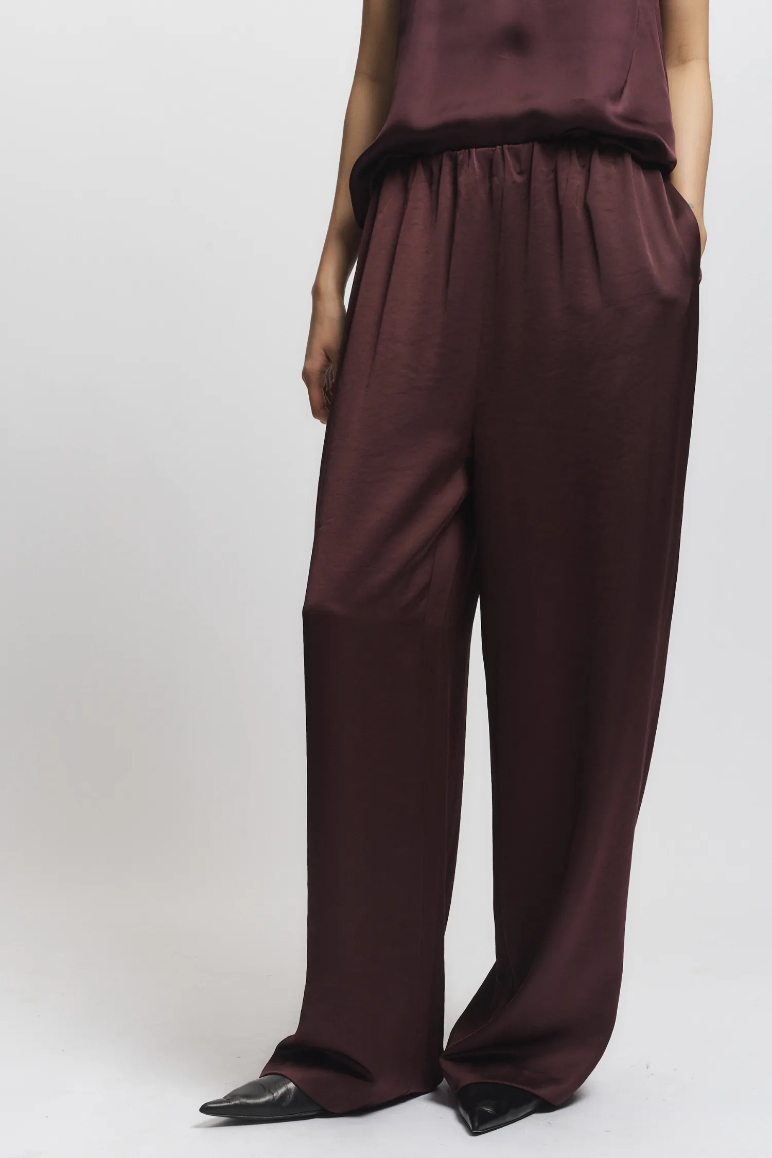 Paige Pull On Pant, Grape sold by Saint Art