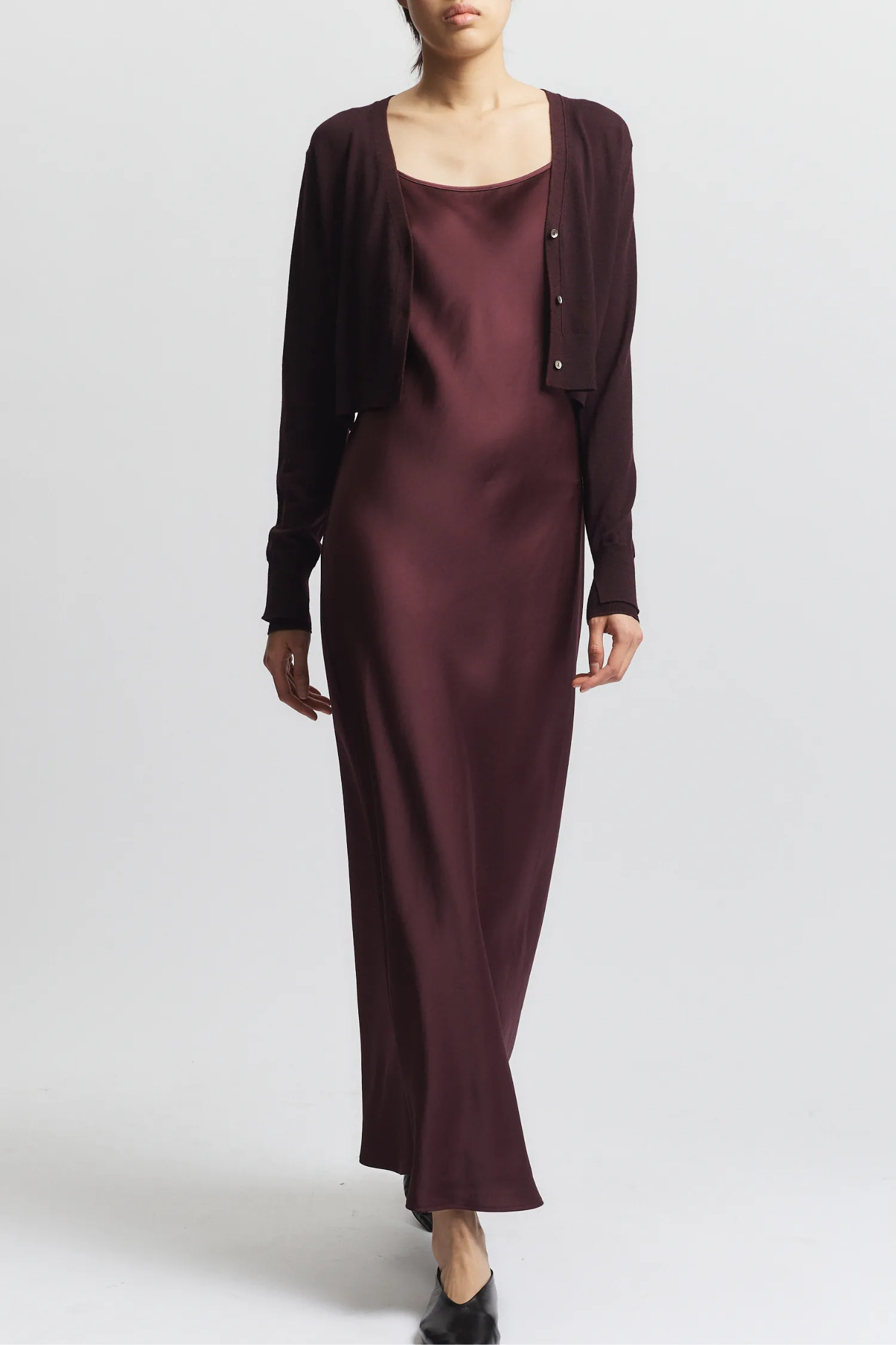 Haley Slip Dress, Grape sold by Saint Art product image thumbnail 3