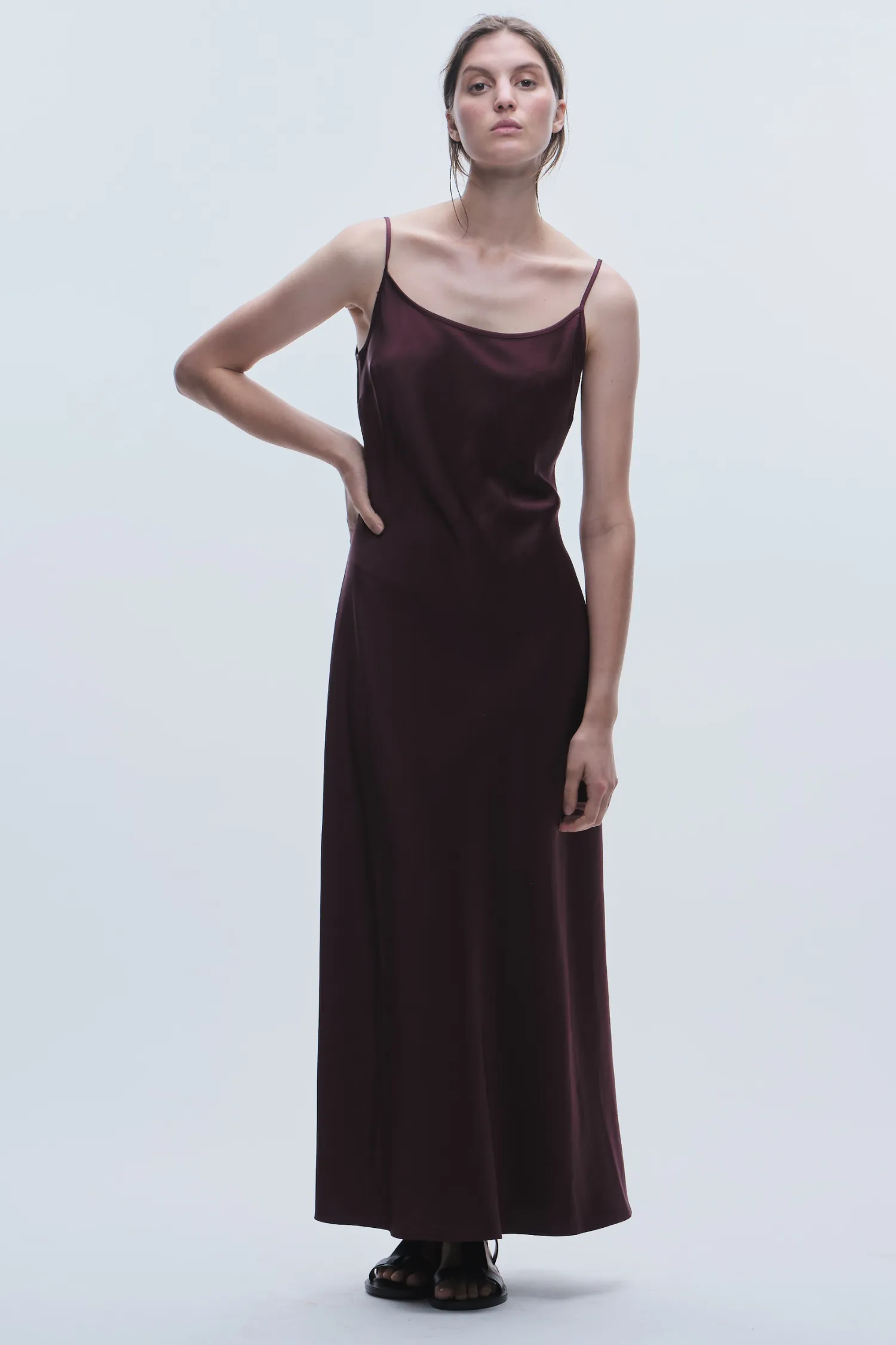 Haley Slip Dress, Grape sold by Saint Art