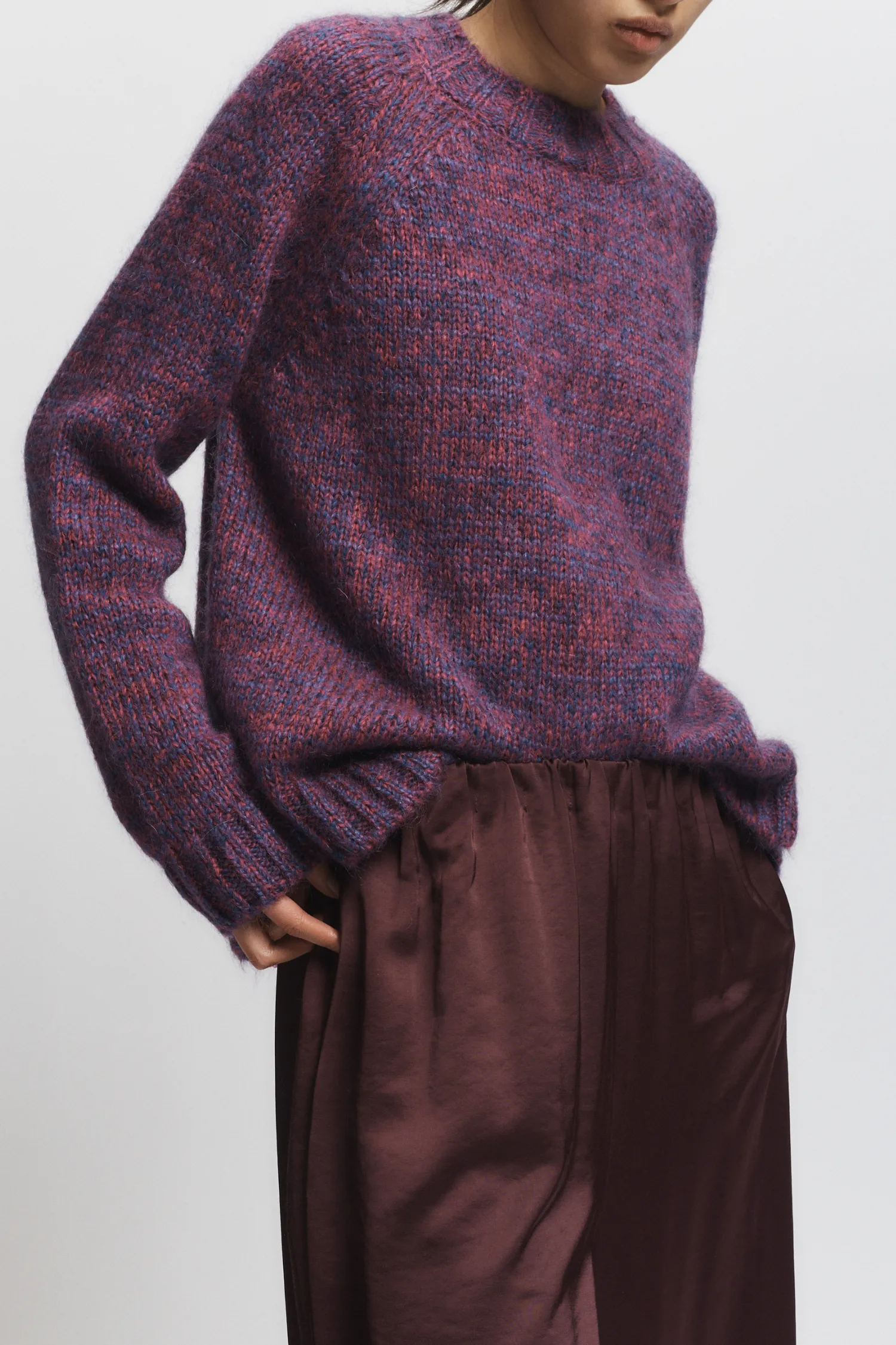Aurora Sweater, Burgundy sold by Saint Art product image thumbnail 3