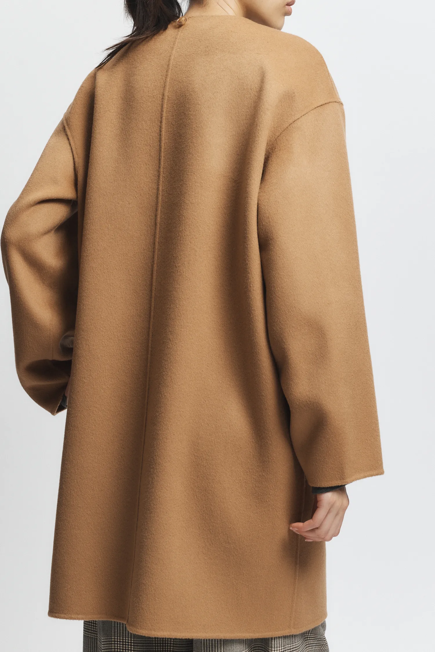 Orla Wool Scarf Coat, Camel sold by Saint Art product image thumbnail 4