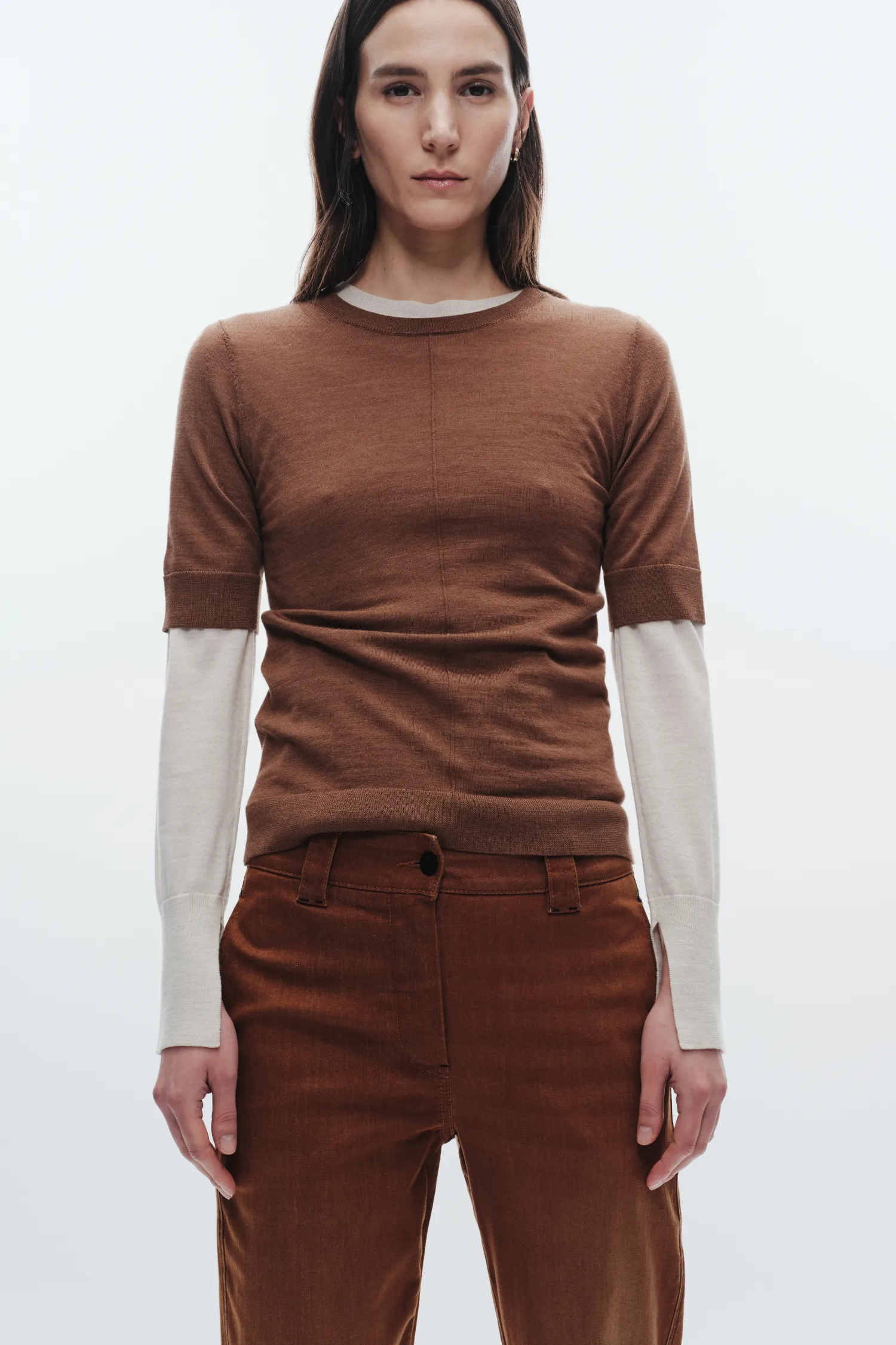 Nessa Denim Pant, Tobacco Wash sold by Saint Art product image thumbnail 2