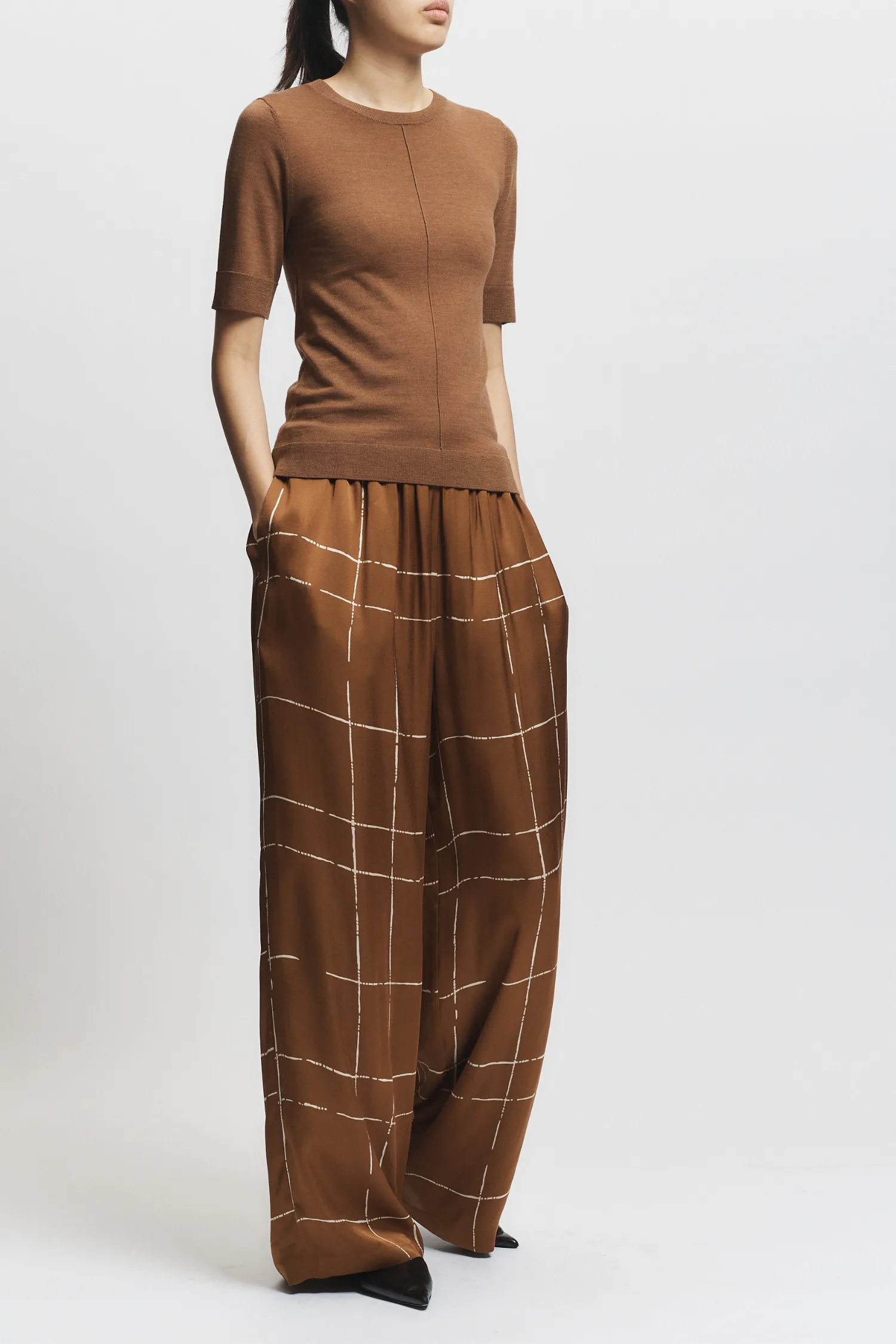 Halsey Pull-on Viscose Pant, Ginger sold by Saint Art product image thumbnail 3