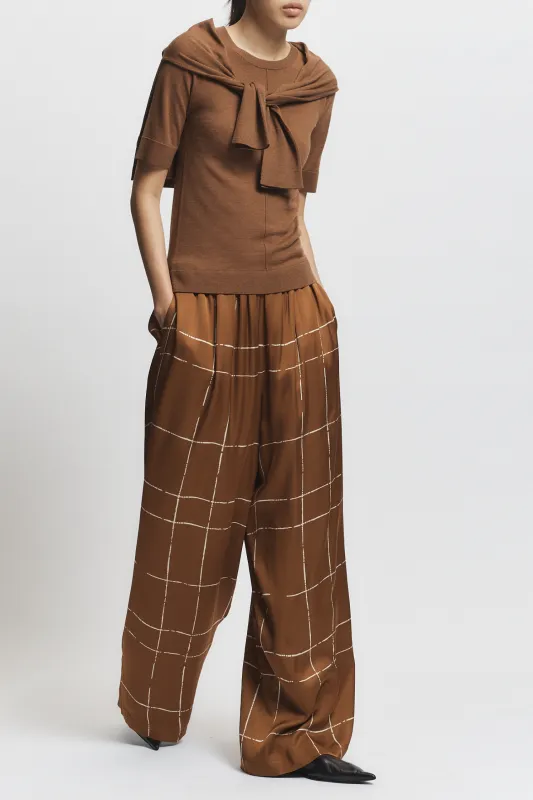 Halsey Pull-on Viscose Pant, Ginger sold by Saint Art