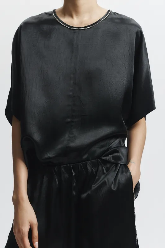 Bode Blouse, Black sold by Saint Art