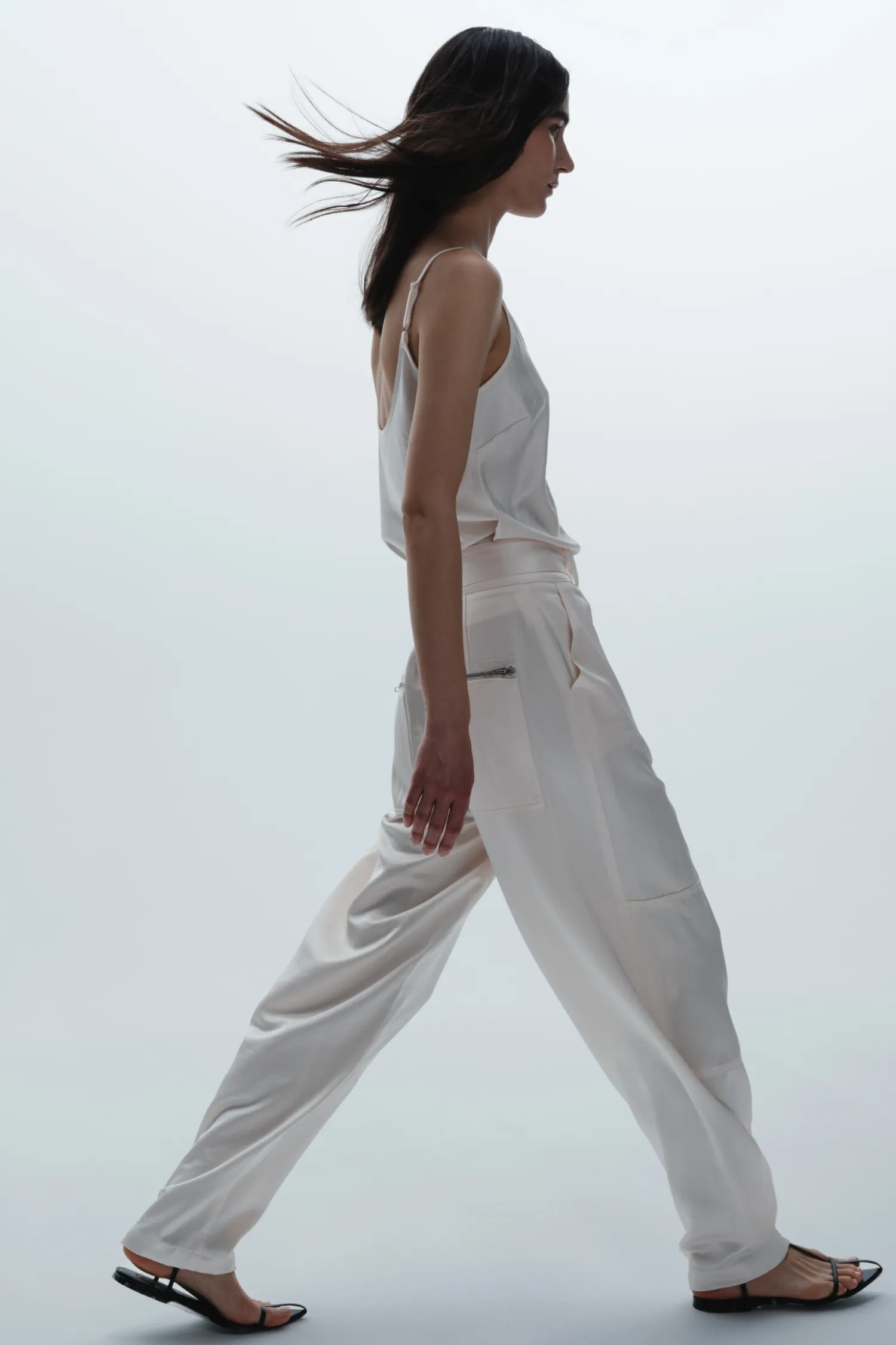 Courtney Mid Rise Charmeuse Pant sold by Saint Art product image thumbnail 2