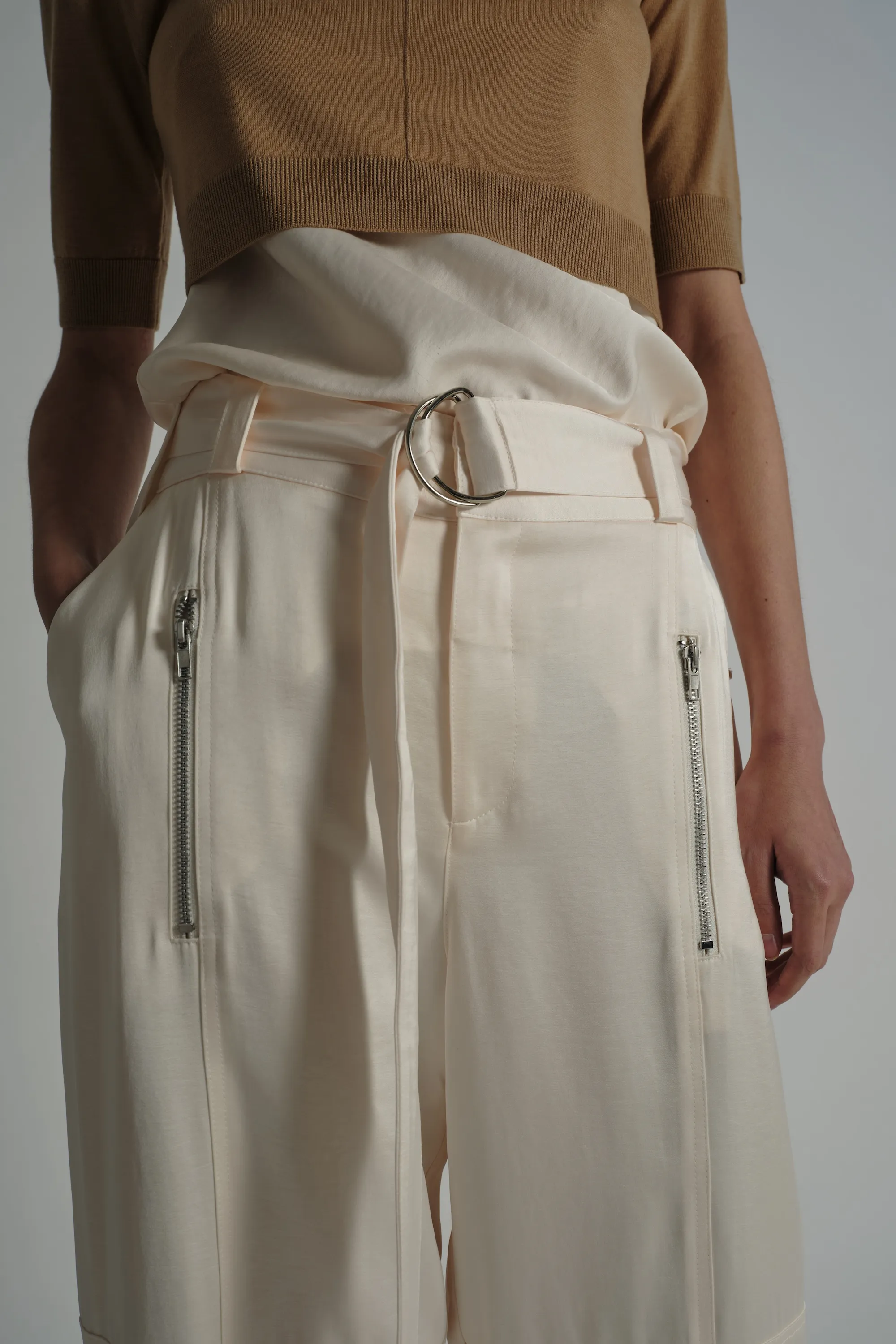 Courtney Mid Rise Charmeuse Pant sold by Saint Art product image thumbnail 3