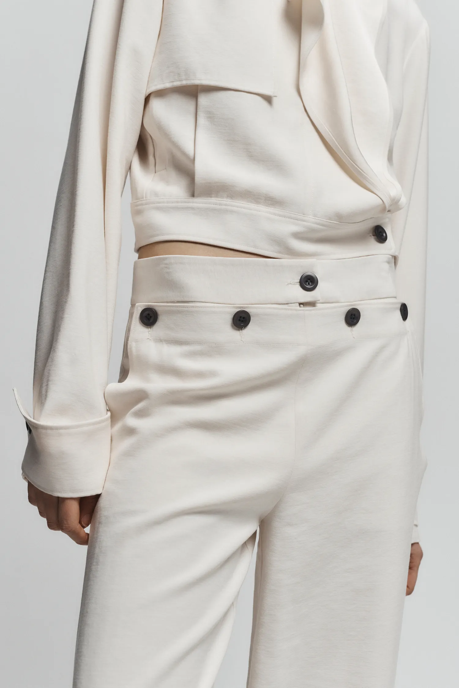 Royce Sailor Pant, Ivory sold by Saint Art