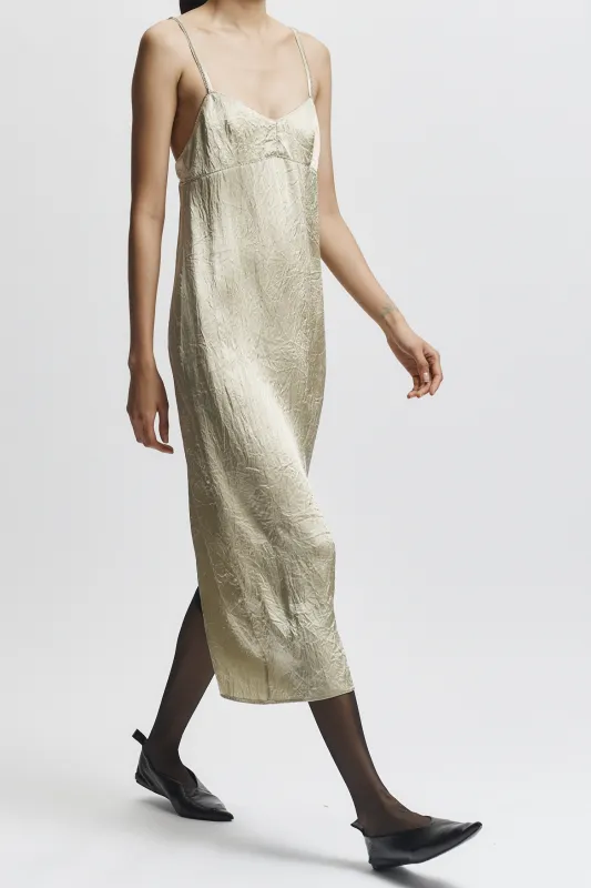 Cannon Dress, Celery made by Saint Art