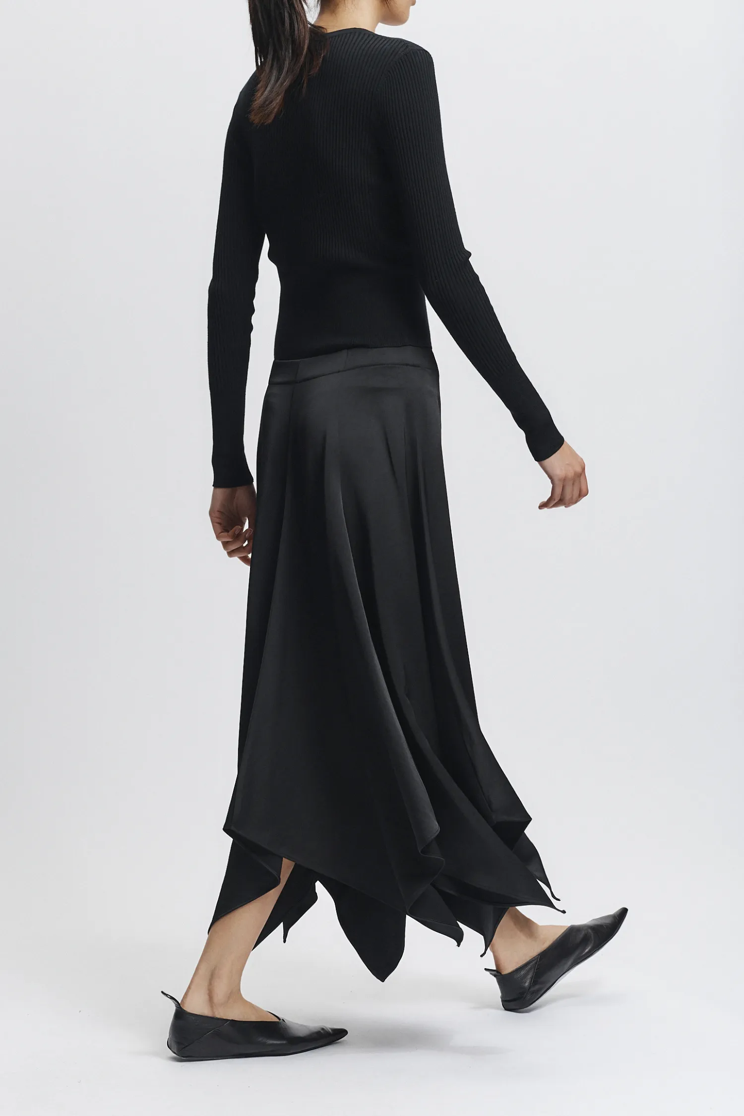 Landon Panel Skirt, Black sold by Saint Art product image thumbnail 4