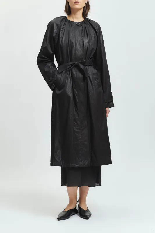 Lena Coated Jacket, Black made by Saint Art