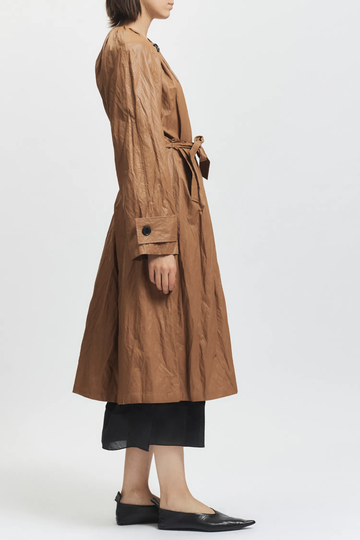 Lena Coated Jacket, Cognac sold by Saint Art product image thumbnail 3