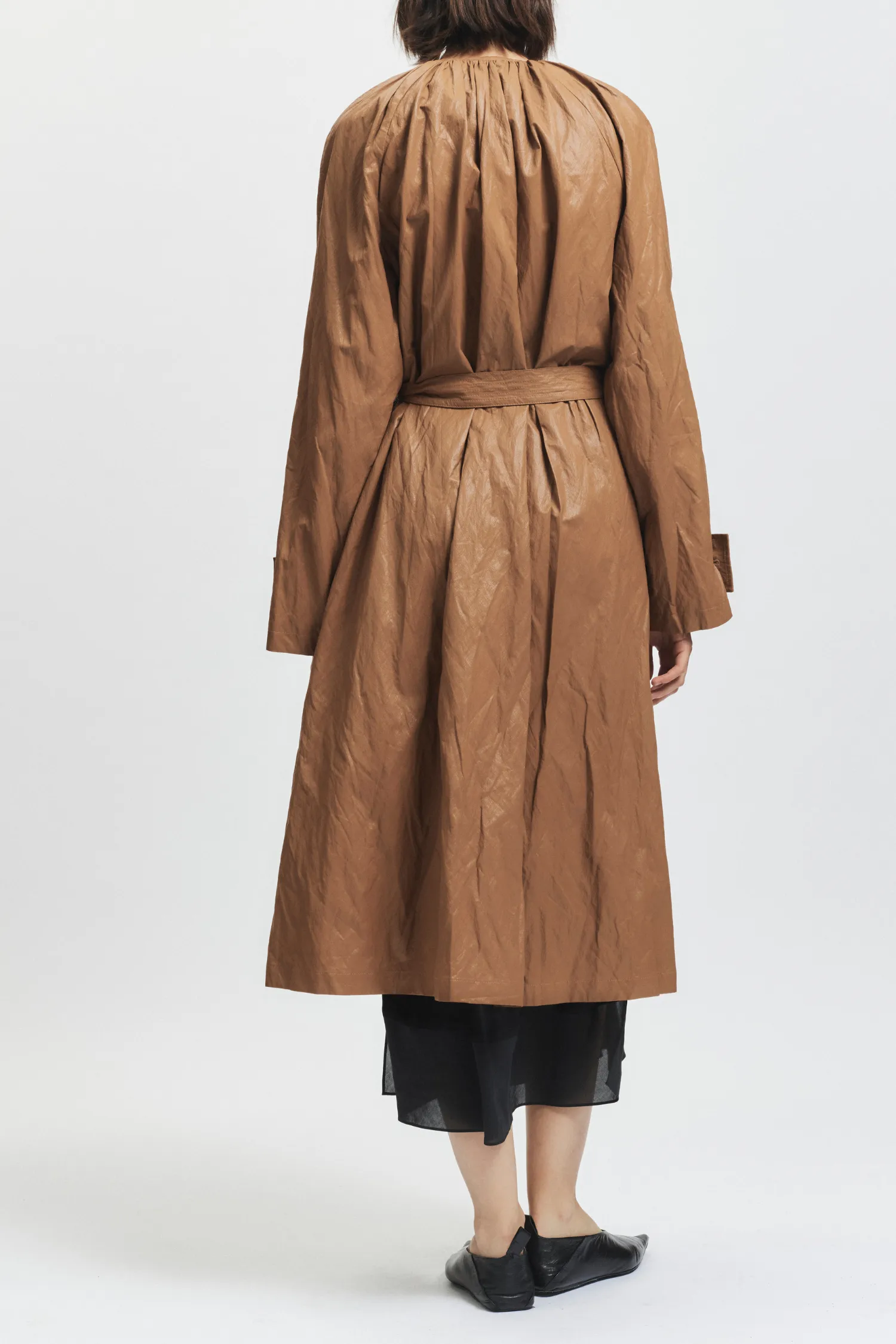Lena Coated Jacket, Cognac sold by Saint Art product image thumbnail 2