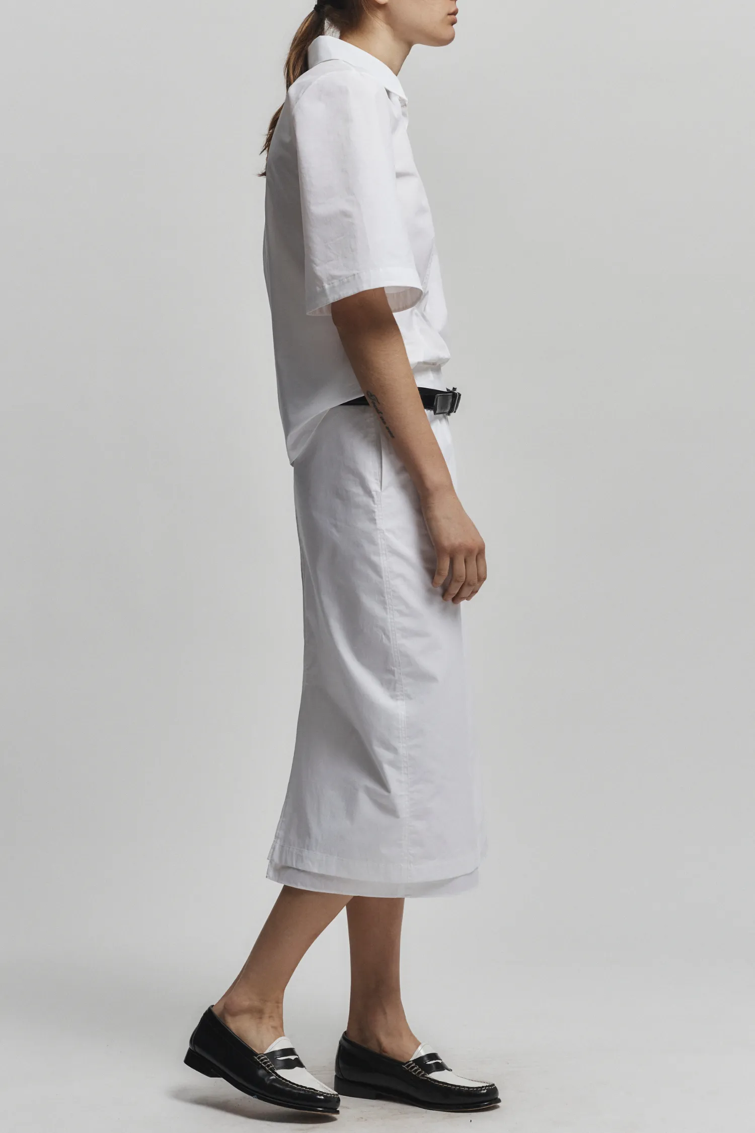 Dion Short Sleeve Buttondown, White sold by Saint Art product image thumbnail 2