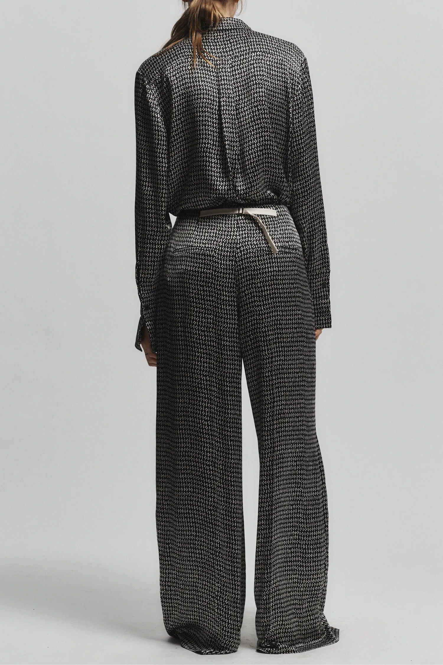 Ellis Printed Trouser, Black sold by Saint Art product image thumbnail 2