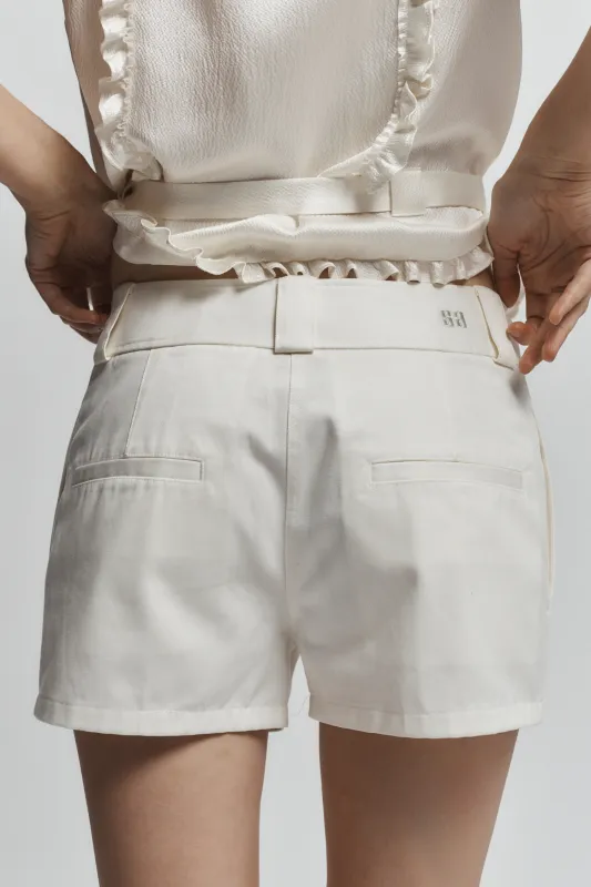 Kellan Trouser Short, Salt made by Saint Art