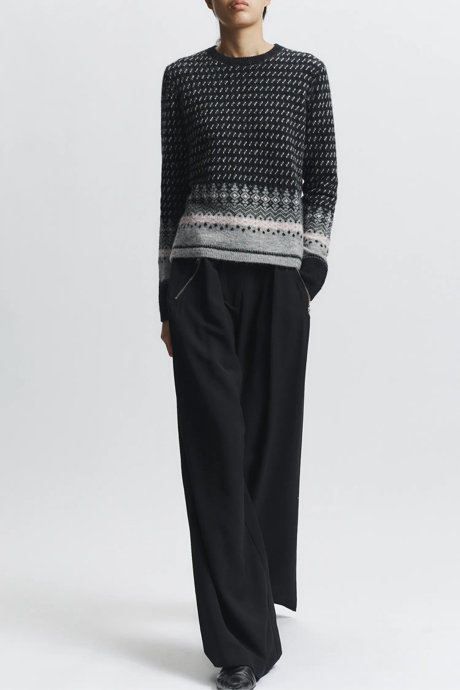 Nori Relaxed Pant, Black sold by Saint Art