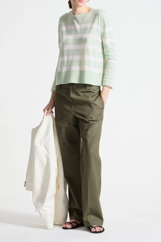 Nessa Mid-Rise Straight Leg Pant made by Saint Art