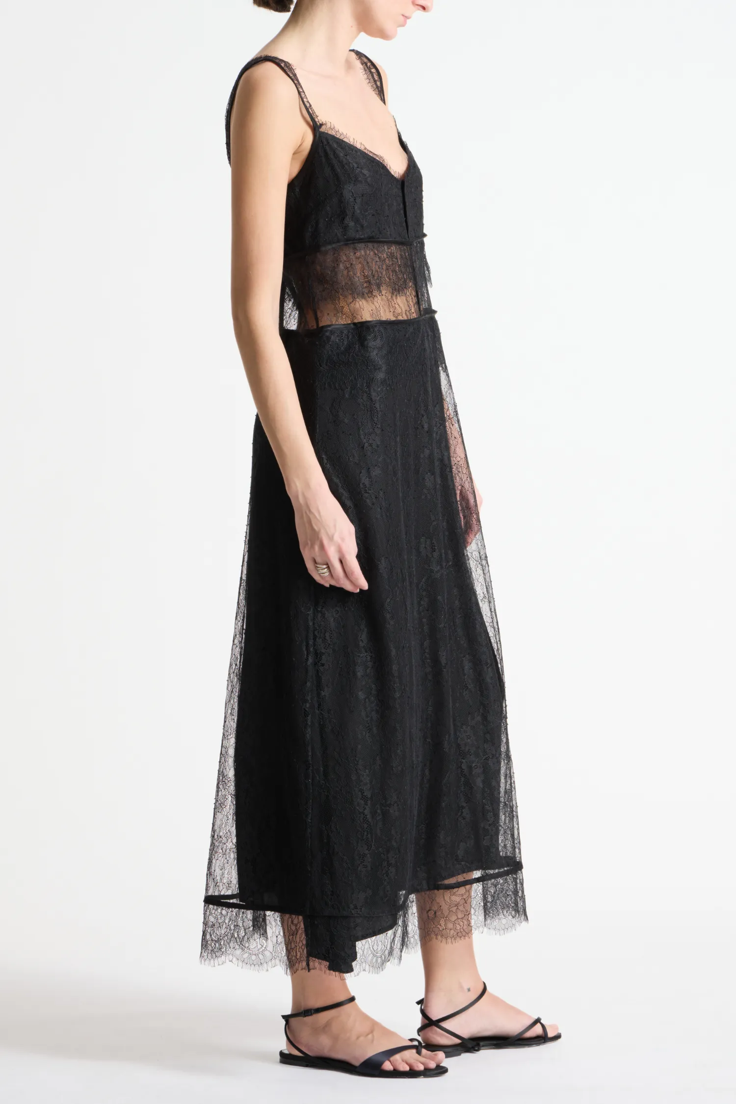 Estrella Lace Dress, Black sold by Saint Art product image thumbnail 2