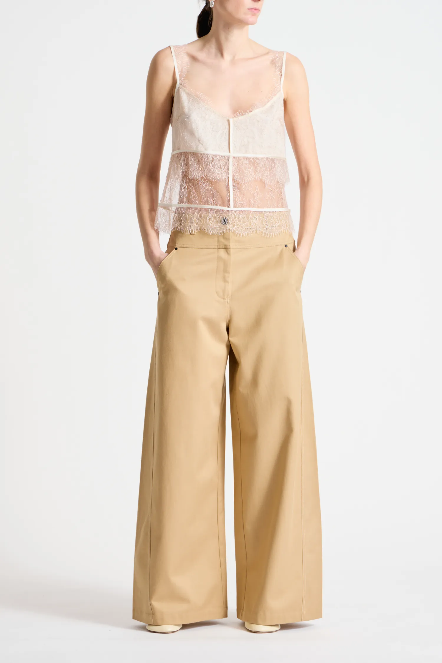 Trey Lace Blouse, Melba sold by Saint Art