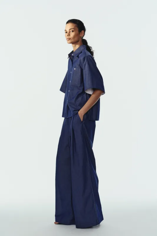 Kingsley Pant, Chambray made by Saint Art