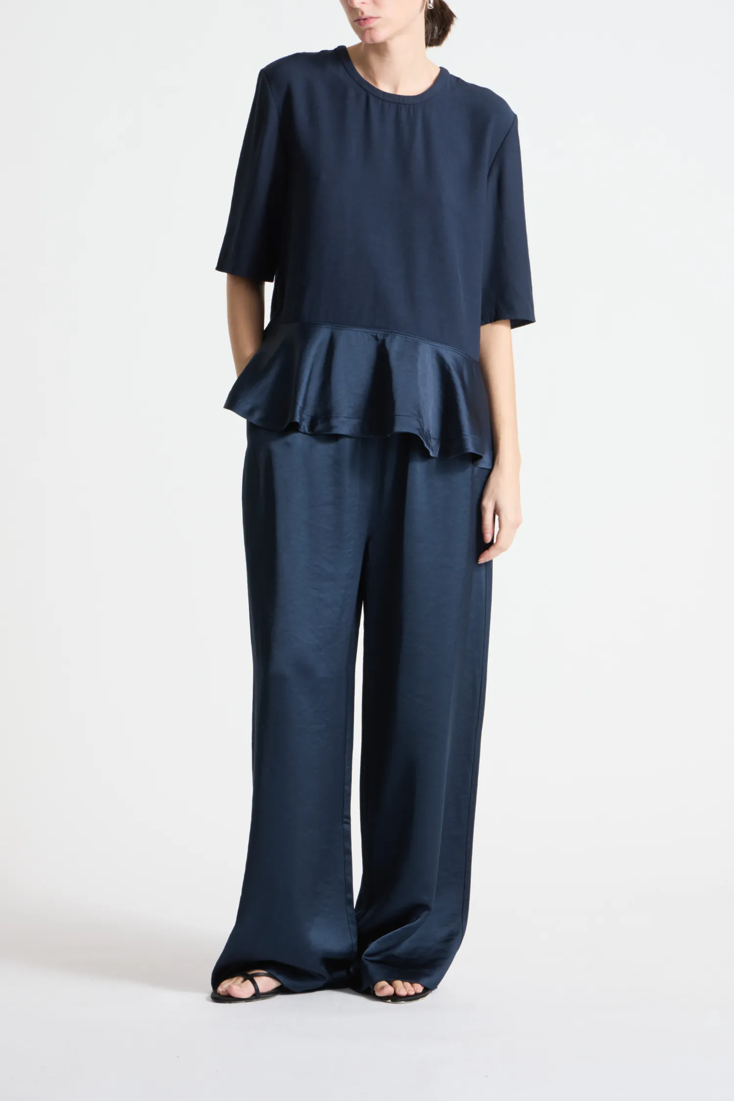 Holt Blouse, Navy sold by Saint Art product image thumbnail 3