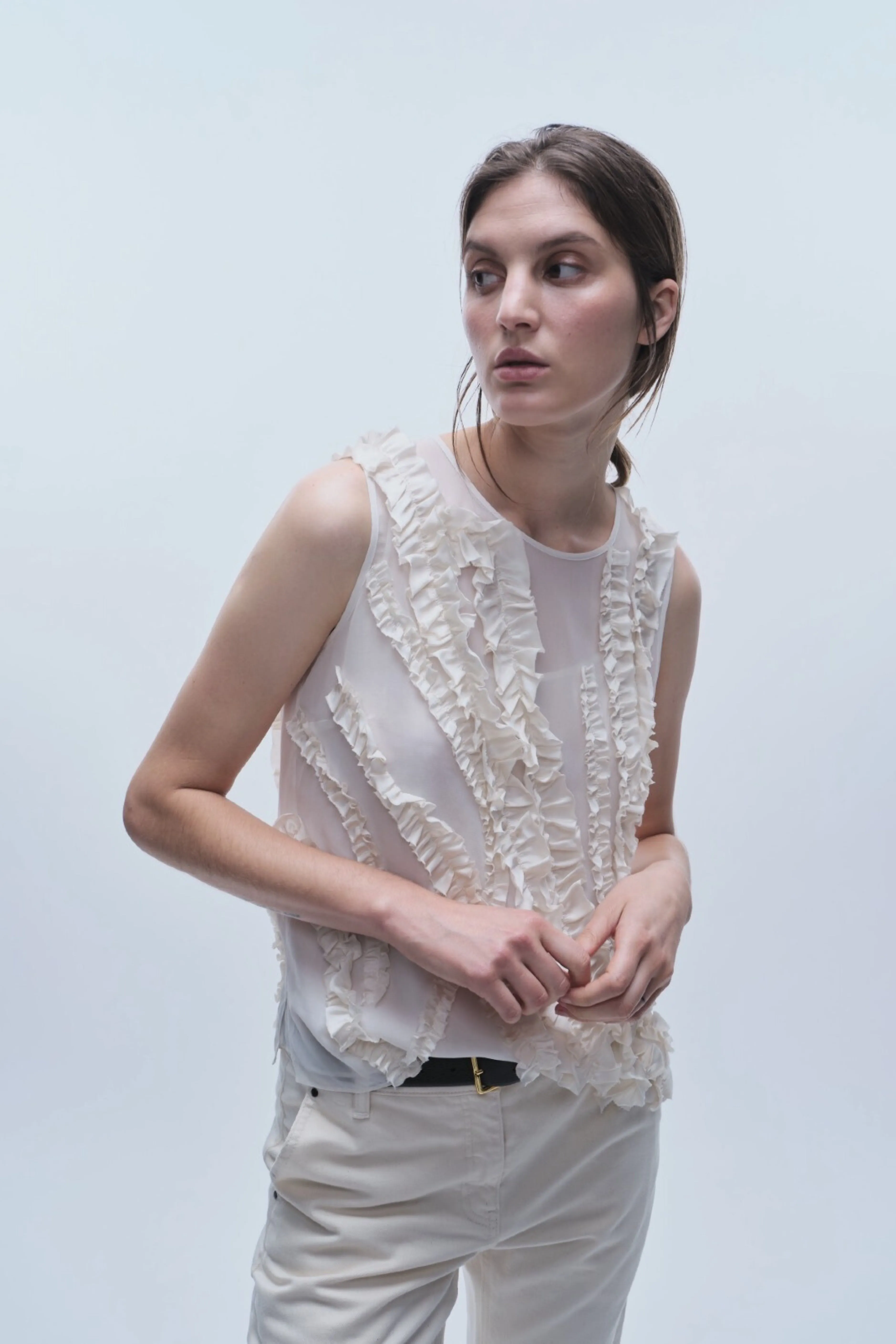 Naomi Sleeveless Blouse sold by Saint Art product image thumbnail 4