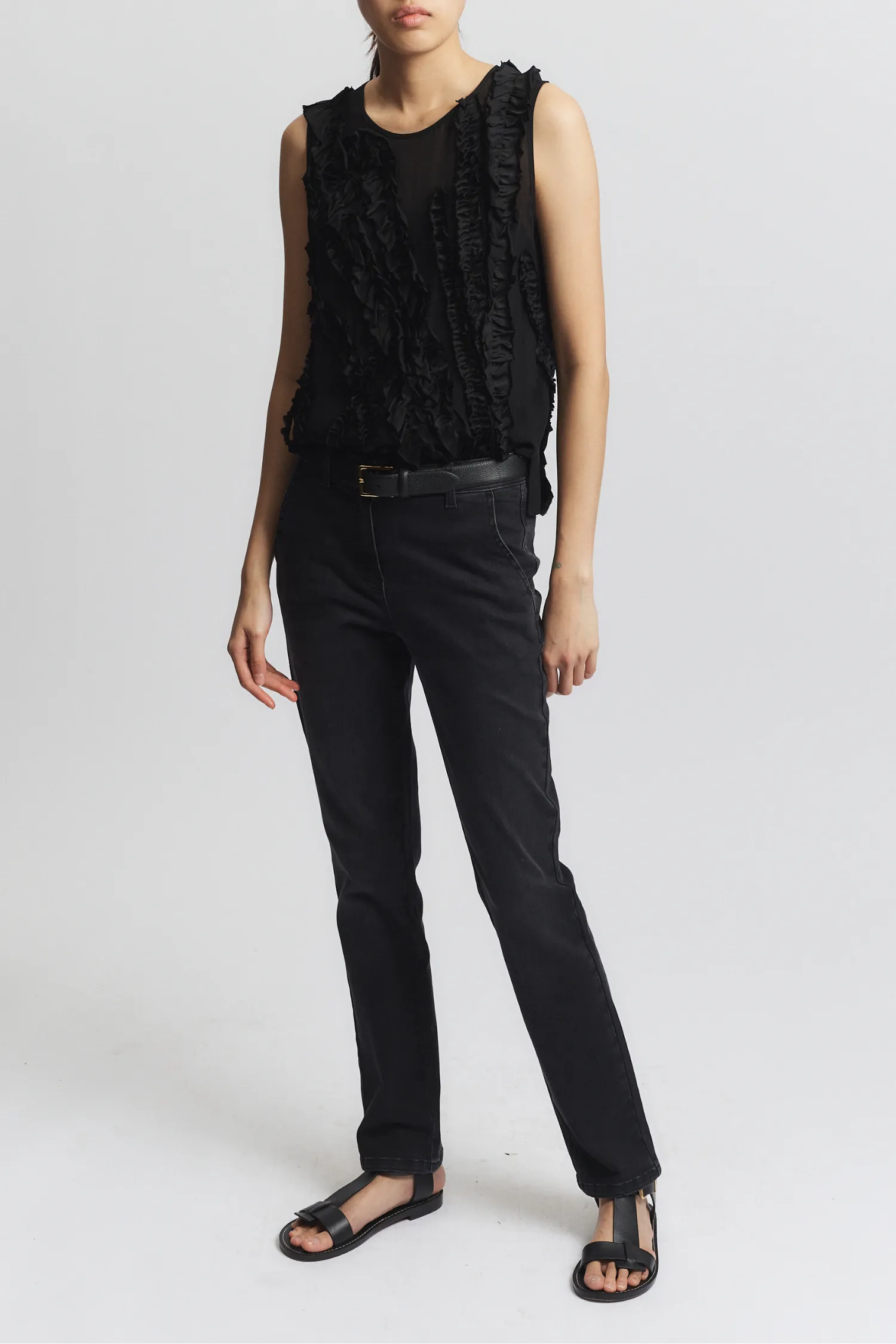Naomi Sleeveless Blouse sold by Saint Art