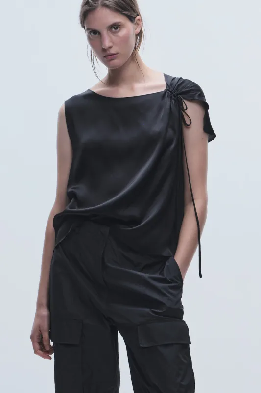 Lola Tie Blouse made by Saint Art