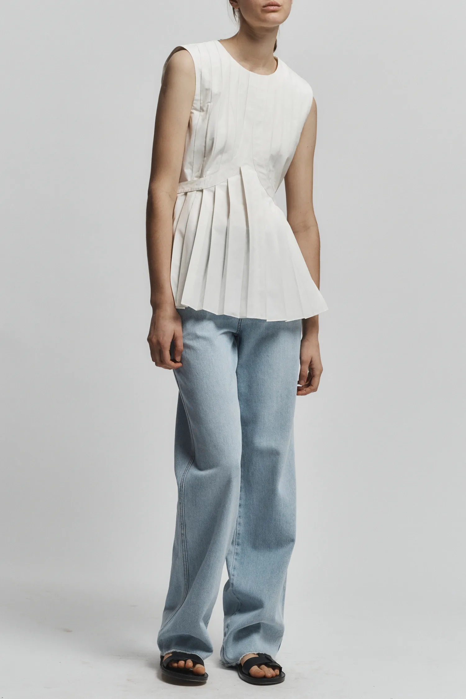 Kallie Pleated Top sold by Saint Art product image thumbnail 3