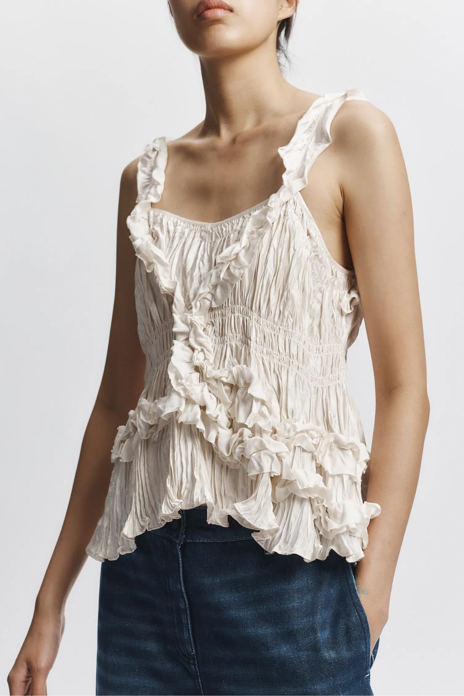 Emmy Ruched Blouse sold by Saint Art product image thumbnail 3