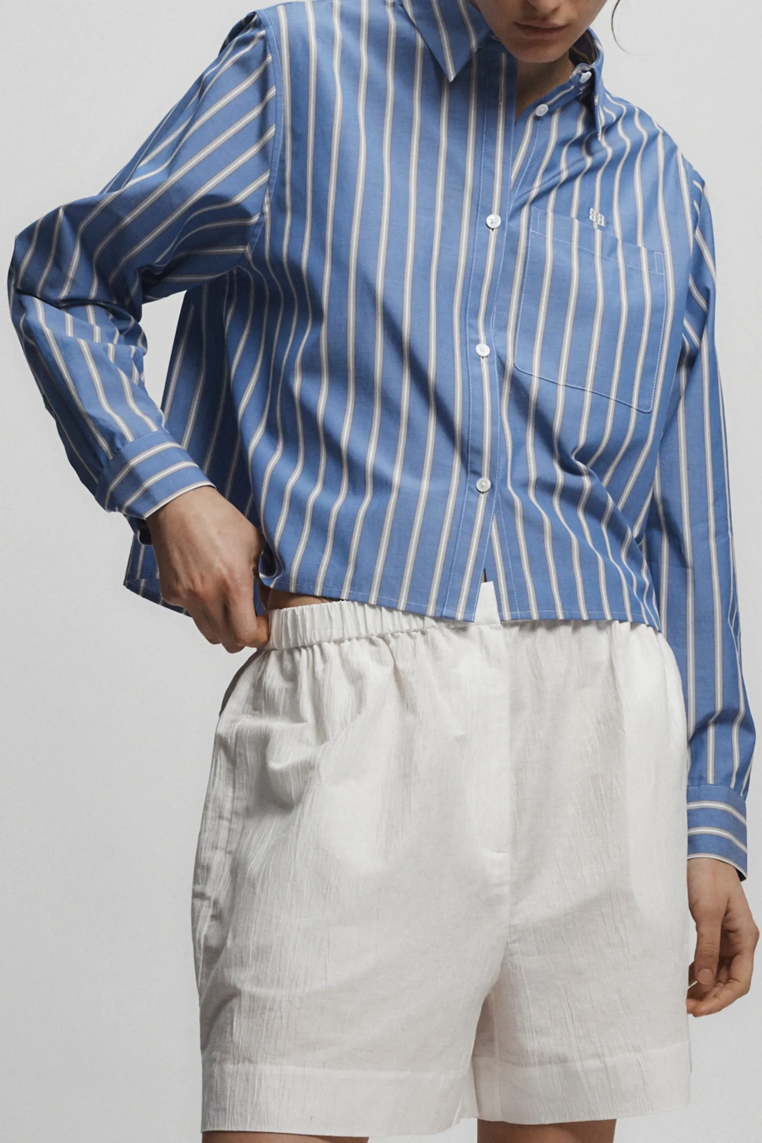 Dalton Cropped Shirt sold by Saint Art product image thumbnail 5