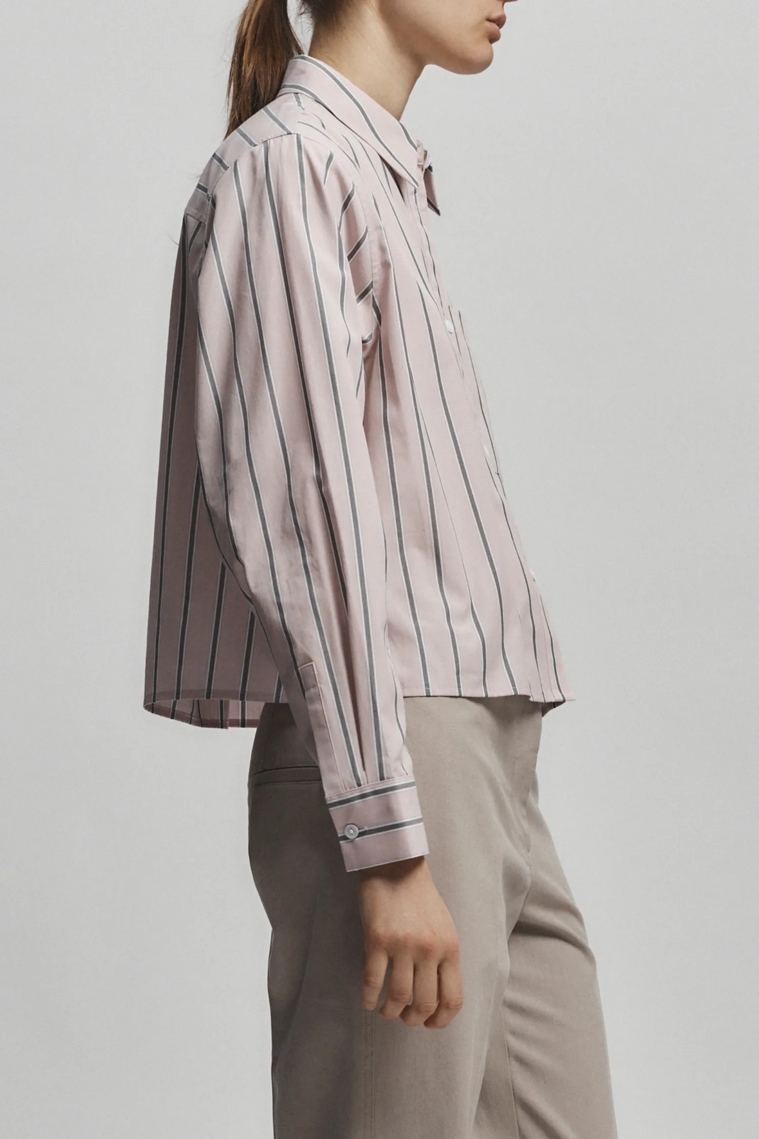Dalton Cropped Shirt sold by Saint Art