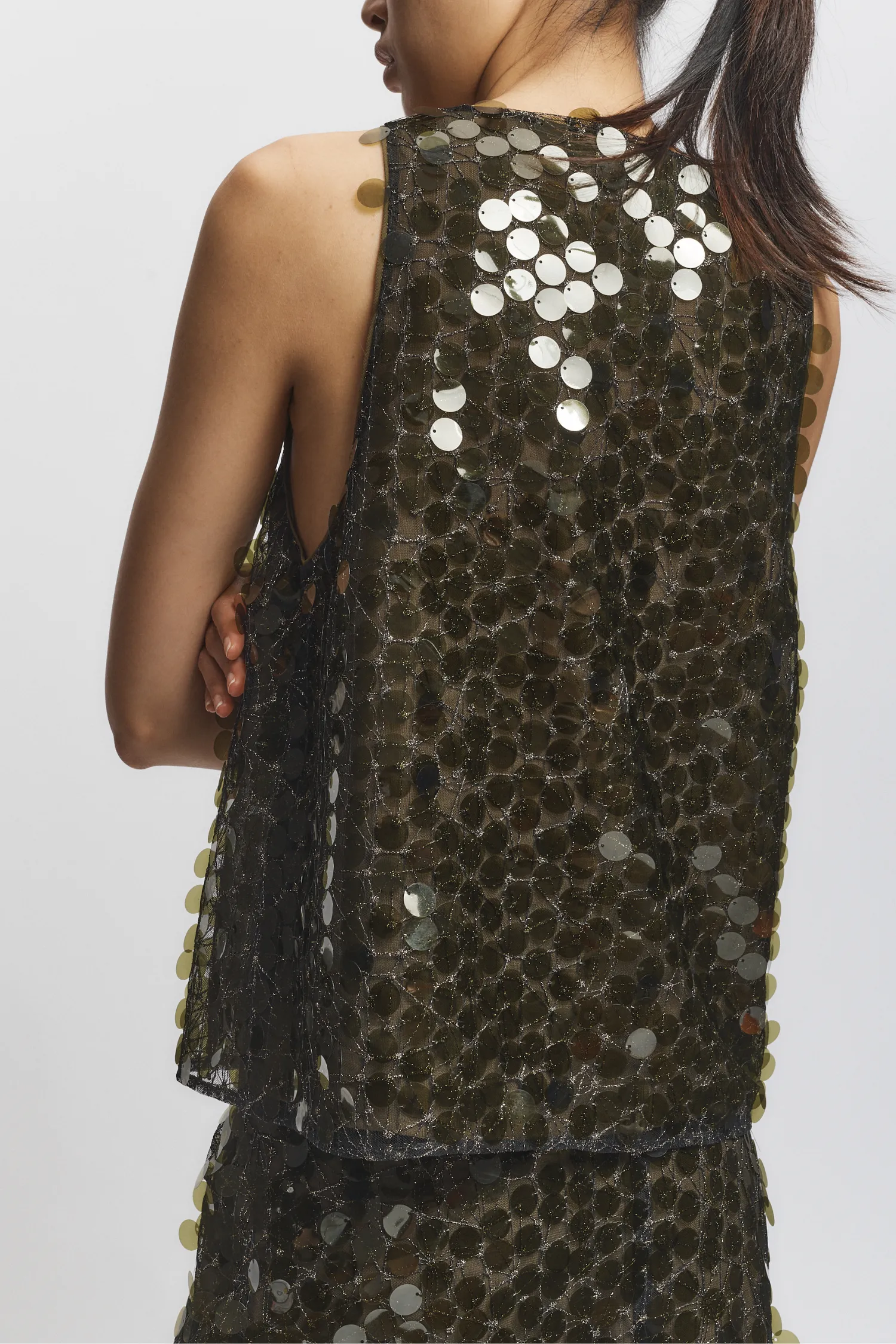 Sol Mesh Sequin Top sold by Saint Art product image thumbnail 2