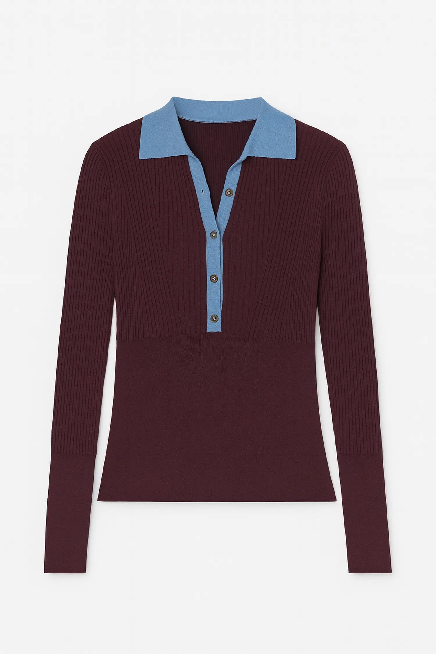 Cillian Rib Polo Sweater sold by Saint Art product image thumbnail 4