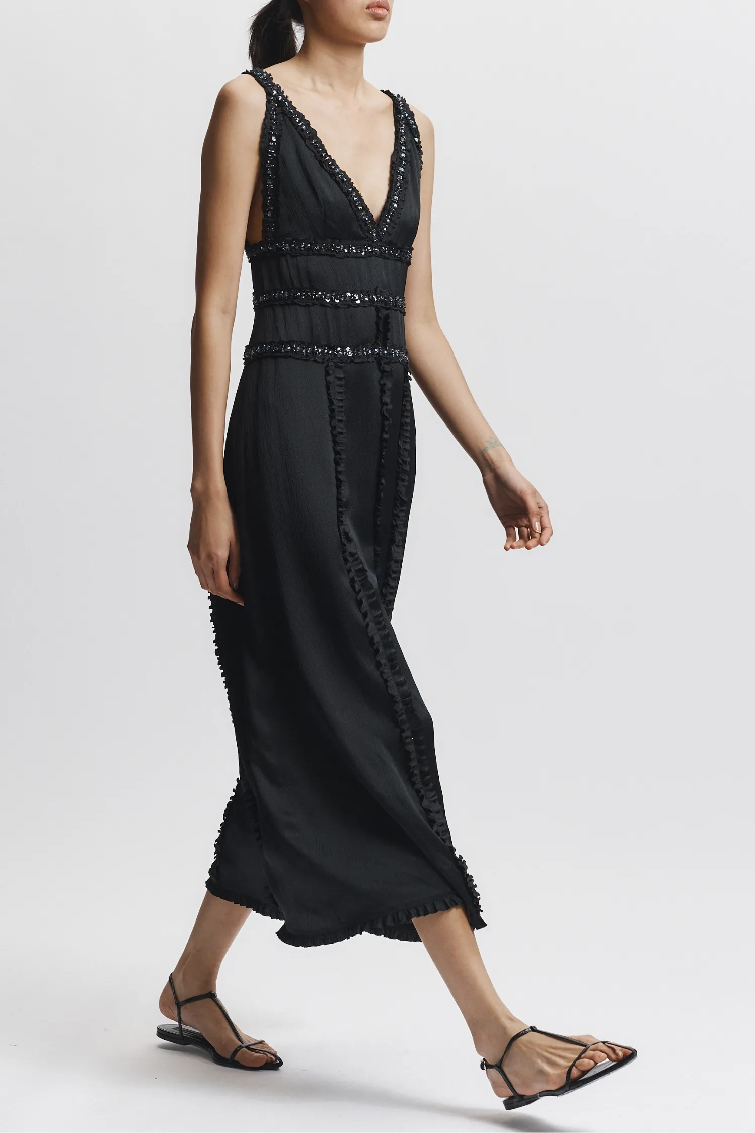 Nola Embellished Silk Dress sold by Saint Art product image thumbnail 3