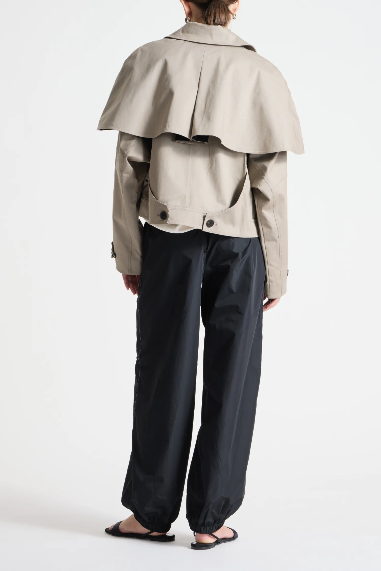 Berkley Cropped Trench sold by Saint Art product image thumbnail 4