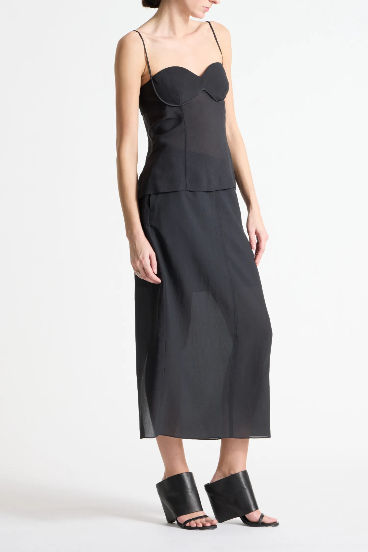 Dahlia Skirt, Black sold by Saint Art product image thumbnail 2