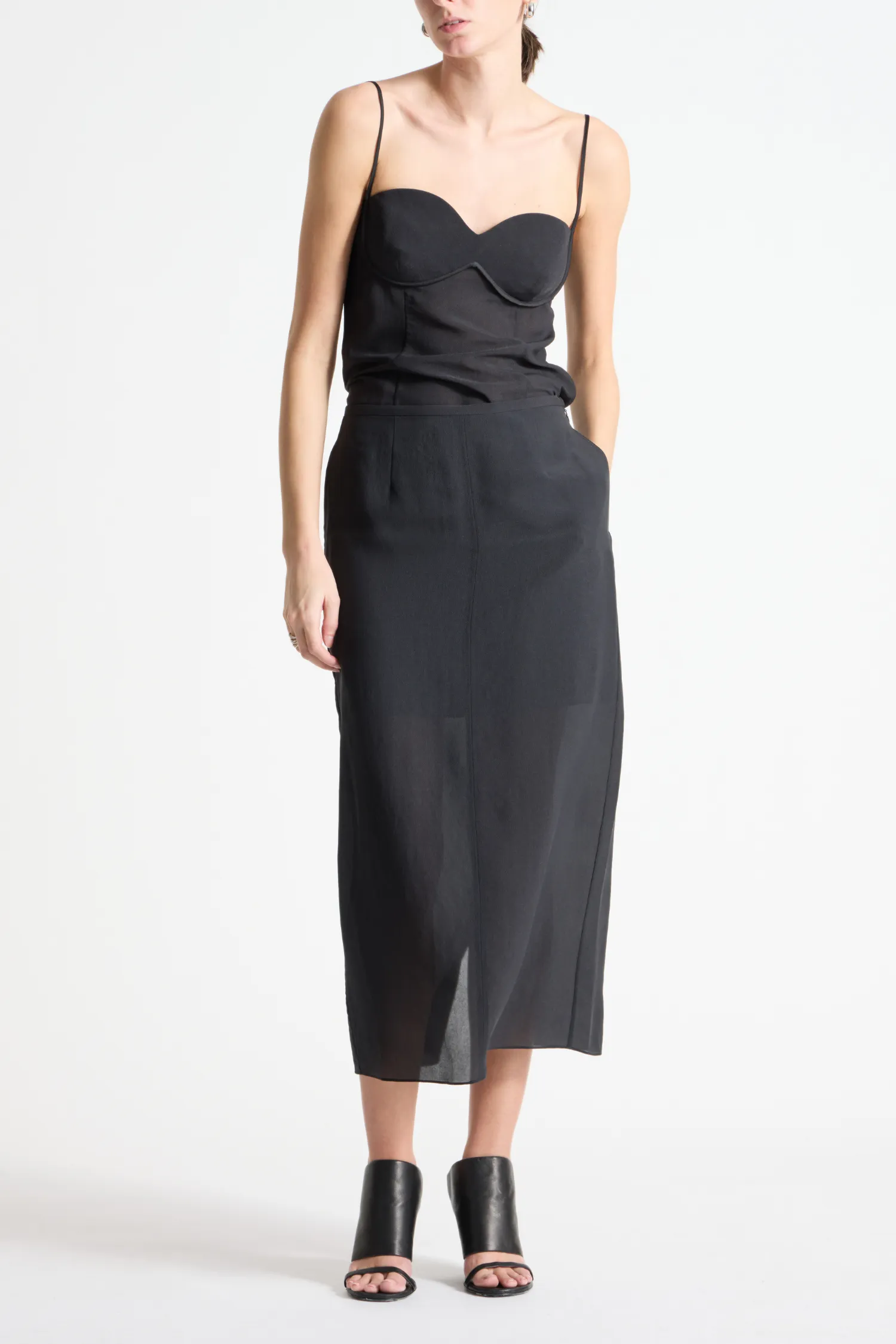 Dahlia Skirt, Black sold by Saint Art product image thumbnail 5