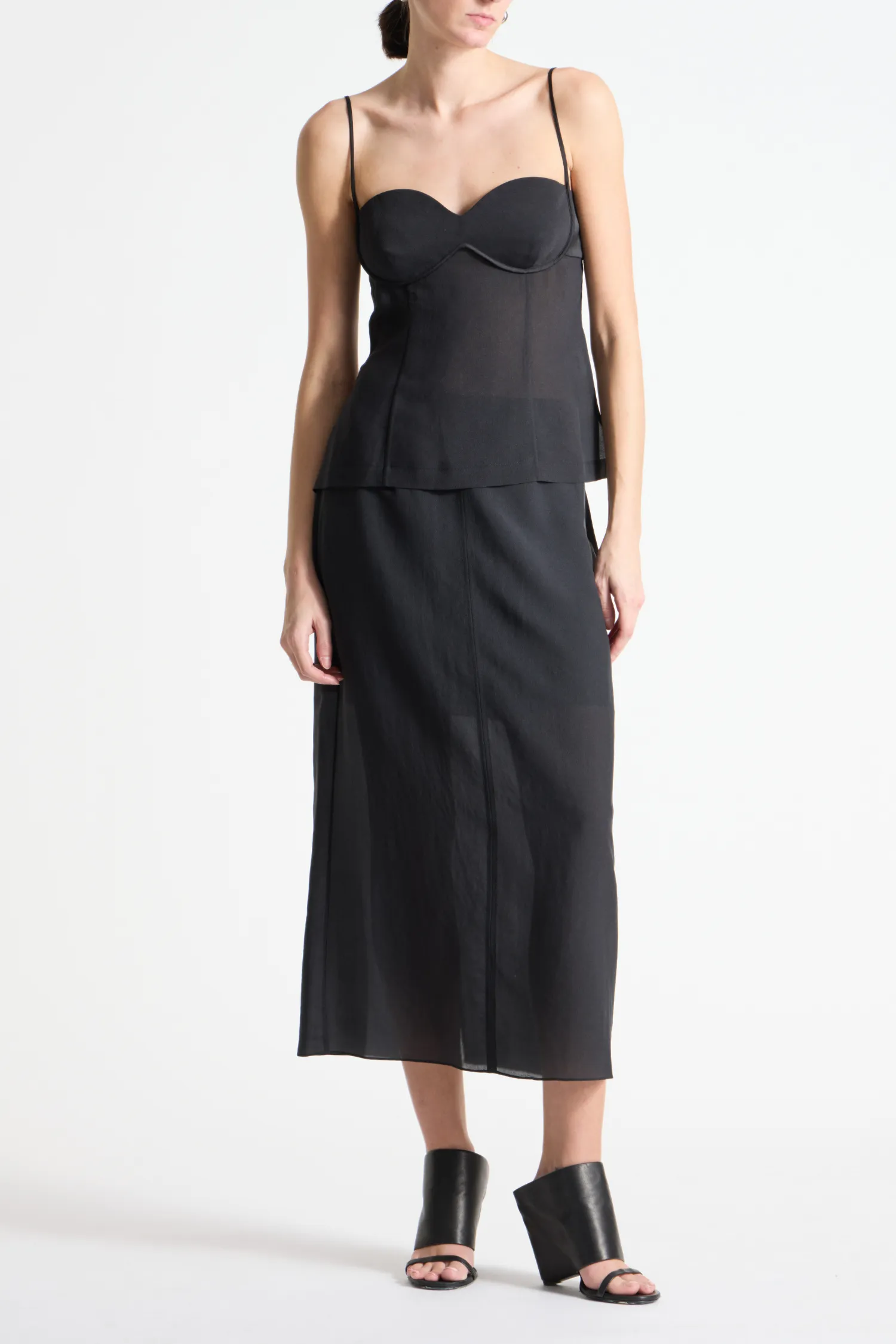 Dahlia Skirt, Black sold by Saint Art