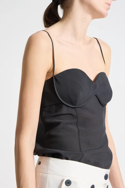 Hunter Blouse, Black made by Saint Art