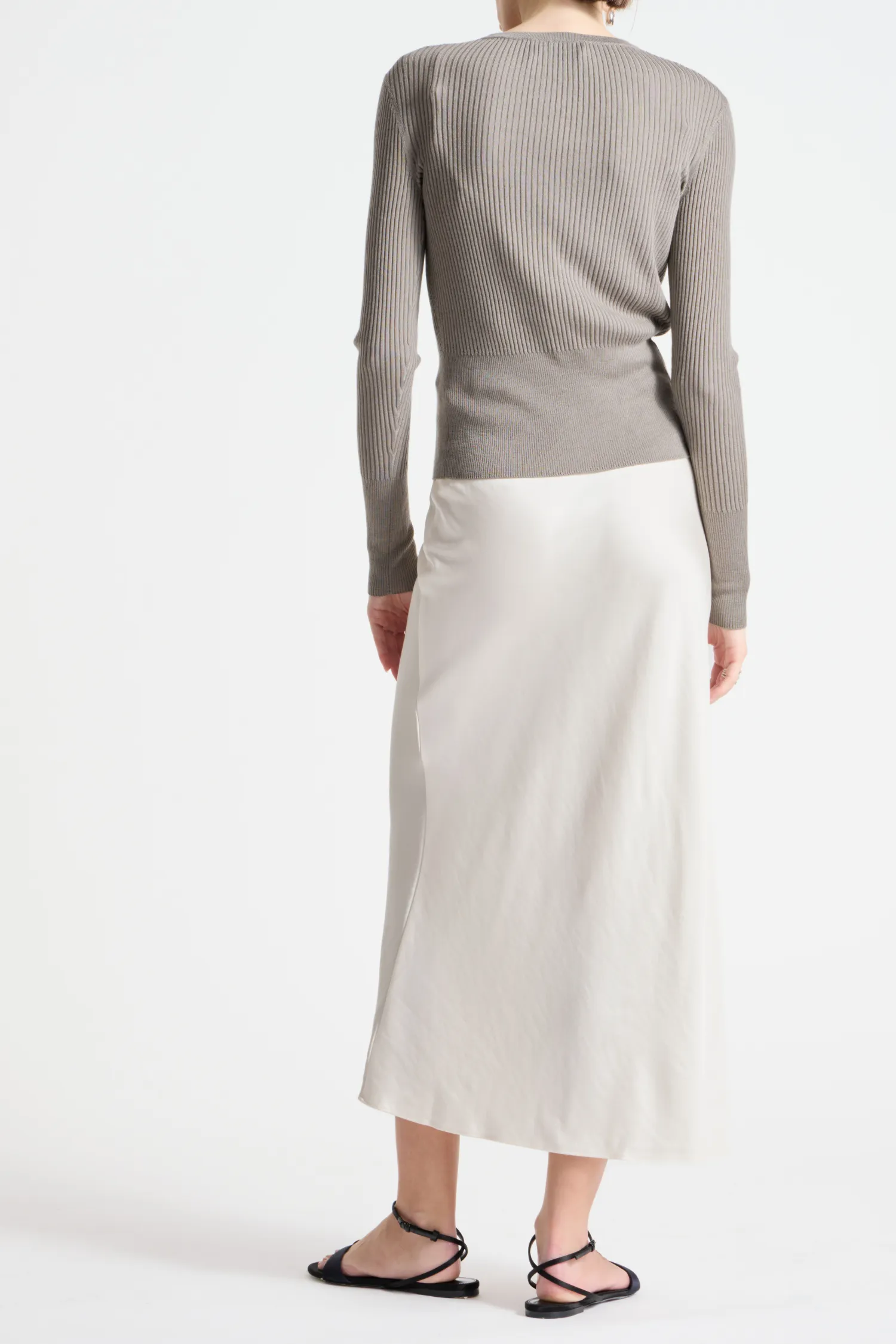 Braylon Rib Cardigan Sweater, Sage sold by Saint Art product image thumbnail 3