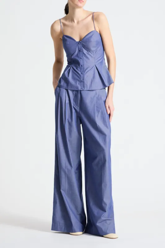 Chaya Top, Chambray made by Saint Art