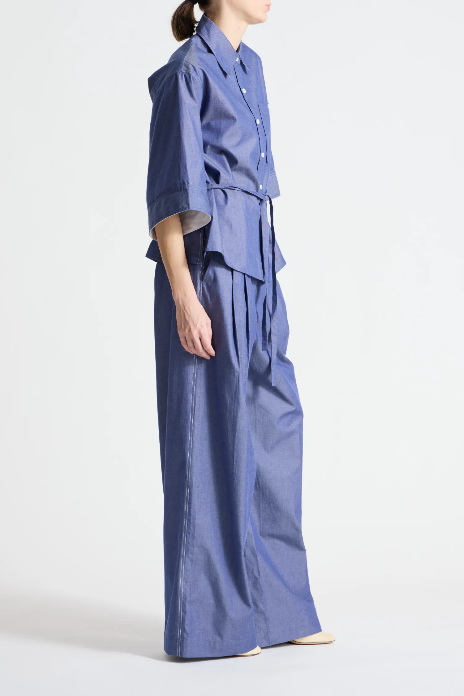 Raegen Blouse, Chambray sold by Saint Art product image thumbnail 2
